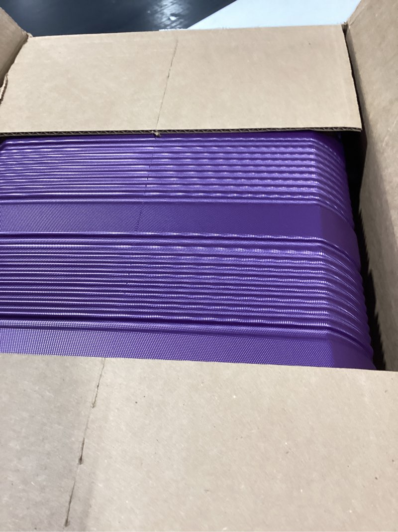 Condition photo showing Good Condition for 2-piece carry on luggage set, 14-inch makeup case & 20-inch suitcase, pc+abs hardshell, tsa lock, detachable 360° spinner wheels, lightweight travel suitcase for short trips(purple) 14 inch+20 inch purple