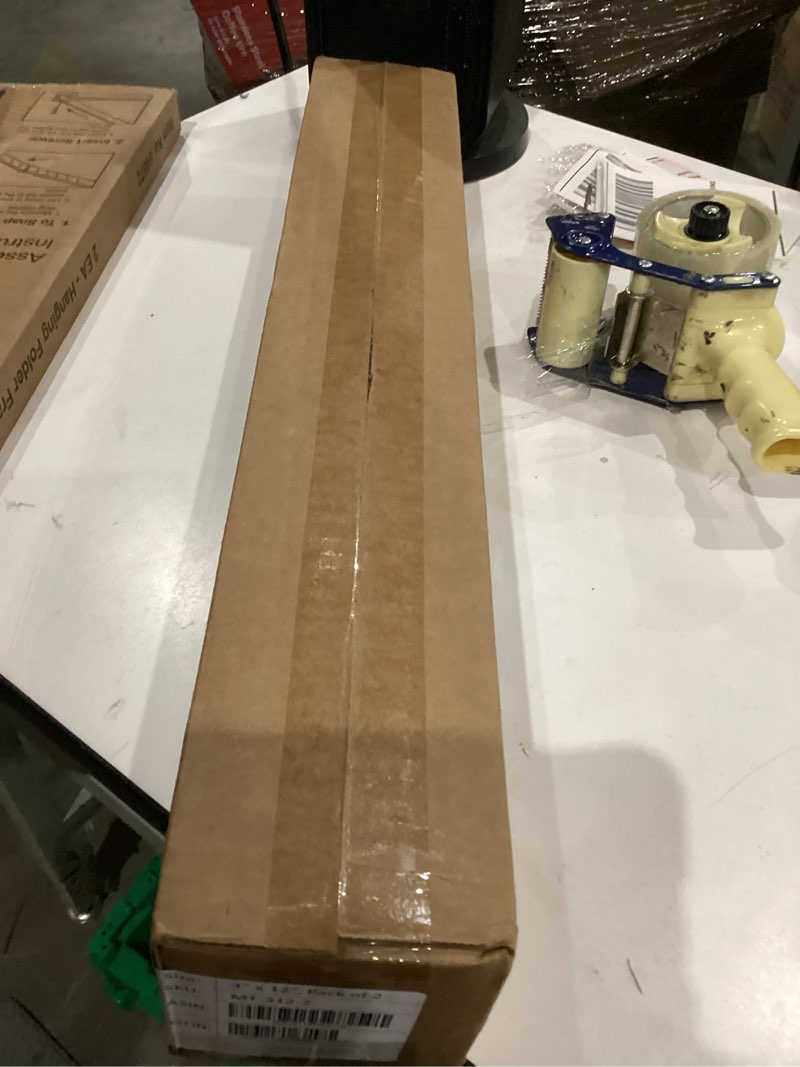 Condition photo showing As Is for 3" x 12" Reinforced Kraft Paper Mailing Tubes, Pack of 2 Tubes with 2 Caps Each – USPS Approved Poster Tube – Made in USA Cardboard Tube for Shipping and Storing Posters, Prints, Artwork, or Documents Inside Diameter: 3" Length: 12"