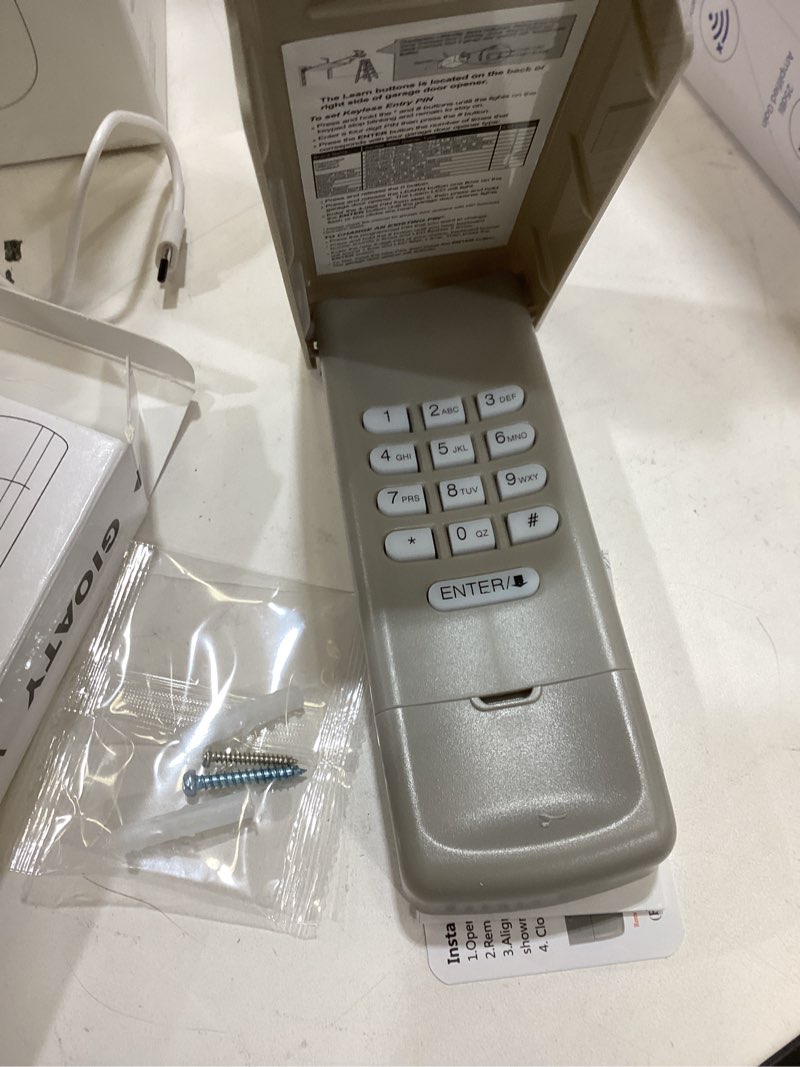 Condition photo showing Good Condition for Universal Garage Door Opener Keypad for Liftmaster Chamberlain Craftsman Wayne Dalton Openers Produced Since 1993, Wireless Keypad Keyless Entry, Replaces 877/878MAX 377/977/877/66LM, Safe Security