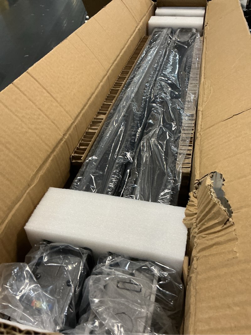 Condition photo showing Good Condition for jtt 4ft led linear light, 50w/40w/30w linkable office light fixture, 3000k-5000k selectable,dimmable architectural led suspension ceiling hanging for basement shop dining room bar, 4 packs