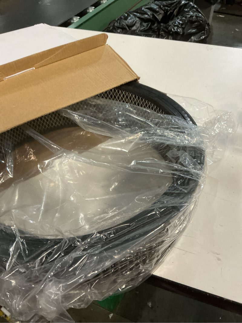 Condition photo showing Good Condition for 14"x2"air cleaner air filter element round replacement washable reusable compatible with chevrolet buick ford gmc mopar oldsmobile pontiac cotton fiber high flow (black) 14" x 2" black