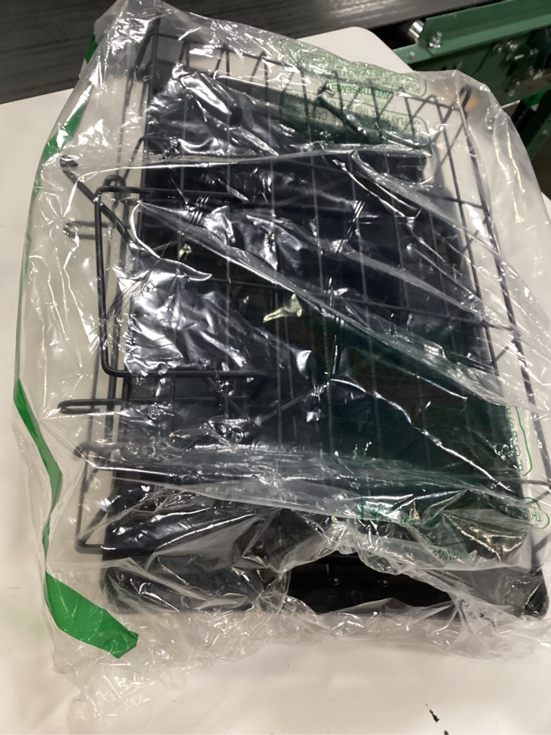 Condition photo showing Good Condition for 7 code Large Dish Drying Rack for Kitchen Counter, Detachable Large Capacity Dish Drainer Organizer, 2-Tier Dish Racks with Utensil Holder, Black