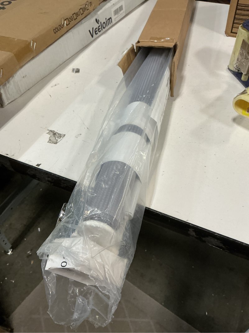 Condition photo showing Good Condition for LazBlinds No Drill Cordless Zebra Blinds for Indoor Windows, Dual Layer Light Control Roller Shades for Day and Night, Light Filtering Sheer Shades for Home, 29" W x 72" H, Stone Grey Stone Grey 29" W x 72" H