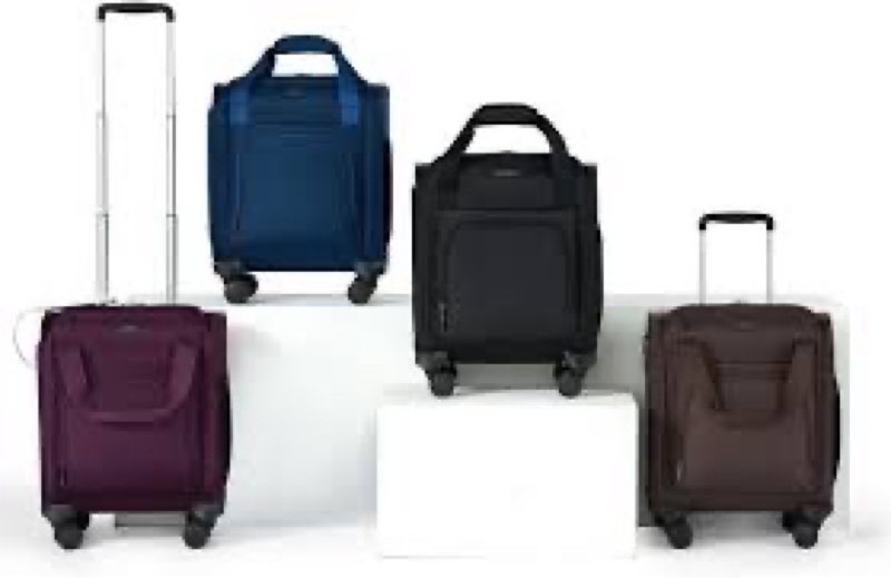 MILADA Carry On Luggage Airline Approved 16 Inch Underseat Small Suitcases with Wheels Softside Trav