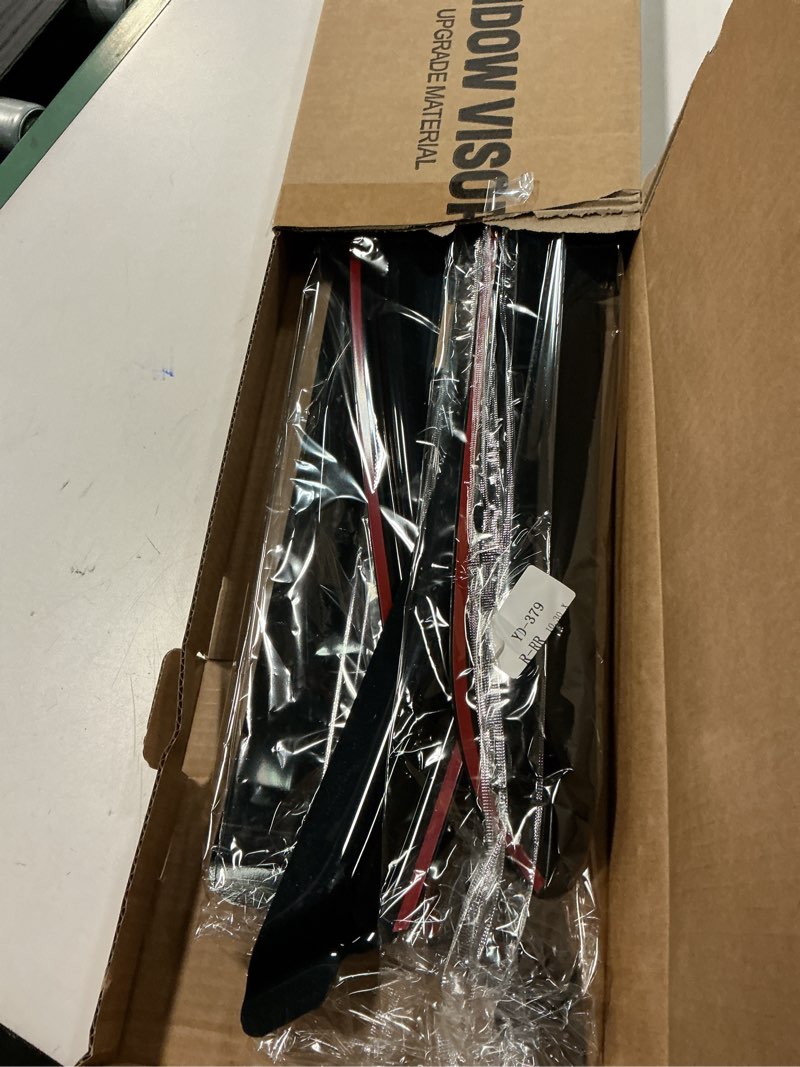 Condition photo showing Good Condition for in-channel rain guards for 2009-2018 dodge ram 1500 crew cab, 2010-2025 ram 2500 3500 crew & mega cab, 2019-2024 ram 1500 classic crew cab, window visor shields vent deflector shade wind dark smoke for 2009-2018 | dodge ram 1500 & 10-25 ram 2500 3500 crew | in-channel