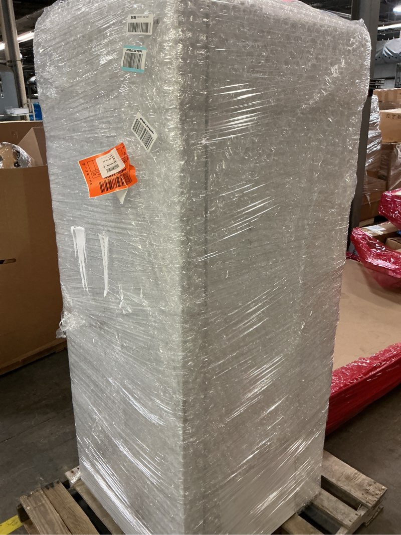 Condition photo showing Good Condition for commercial cool 16.4 cu. ft. convertible freezer refrigerator, upright fridge with glass shelves, reversible door, energy star rated, auto defrost, ccuc1640gw, white white 16.4 cu. ft.