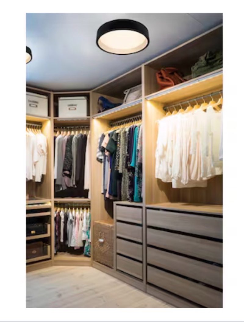 100+ bought last week allen + roth mason 14.25-in black indoor led flush mount light with plastic shade