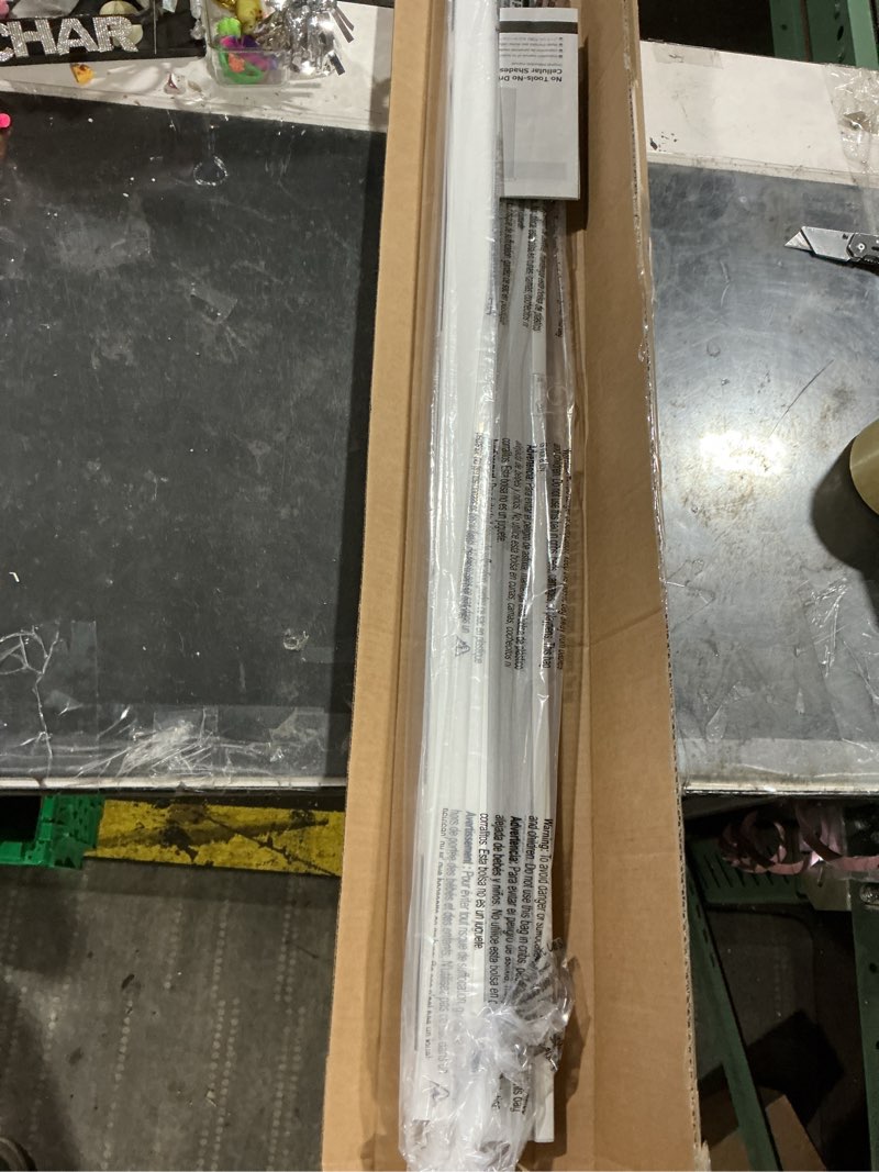 Condition photo showing Good Condition for lazblinds no tools no drill cordless cellular shades, blackout light blocking honeycomb shades for home, thermal insulation blinds for windows, 44" w x 48" h, white blackout-white 44" w x 48" h