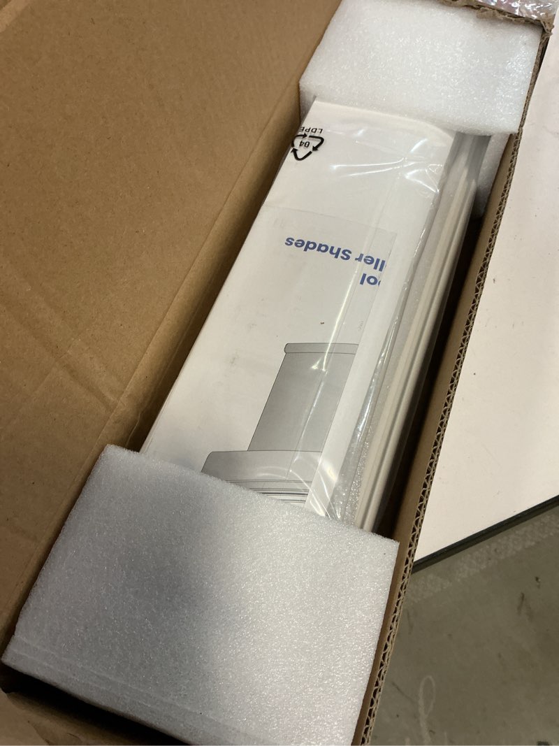 Condition photo showing Good Condition for Grandekor No-Drill No Tools Motorized Blinds with Remote | 34.5x72 White Electric Blackout Smart Roller Shade/APP/Voice Control-for Home Office, Living Room Blackout-white 34.5"W x 72"H