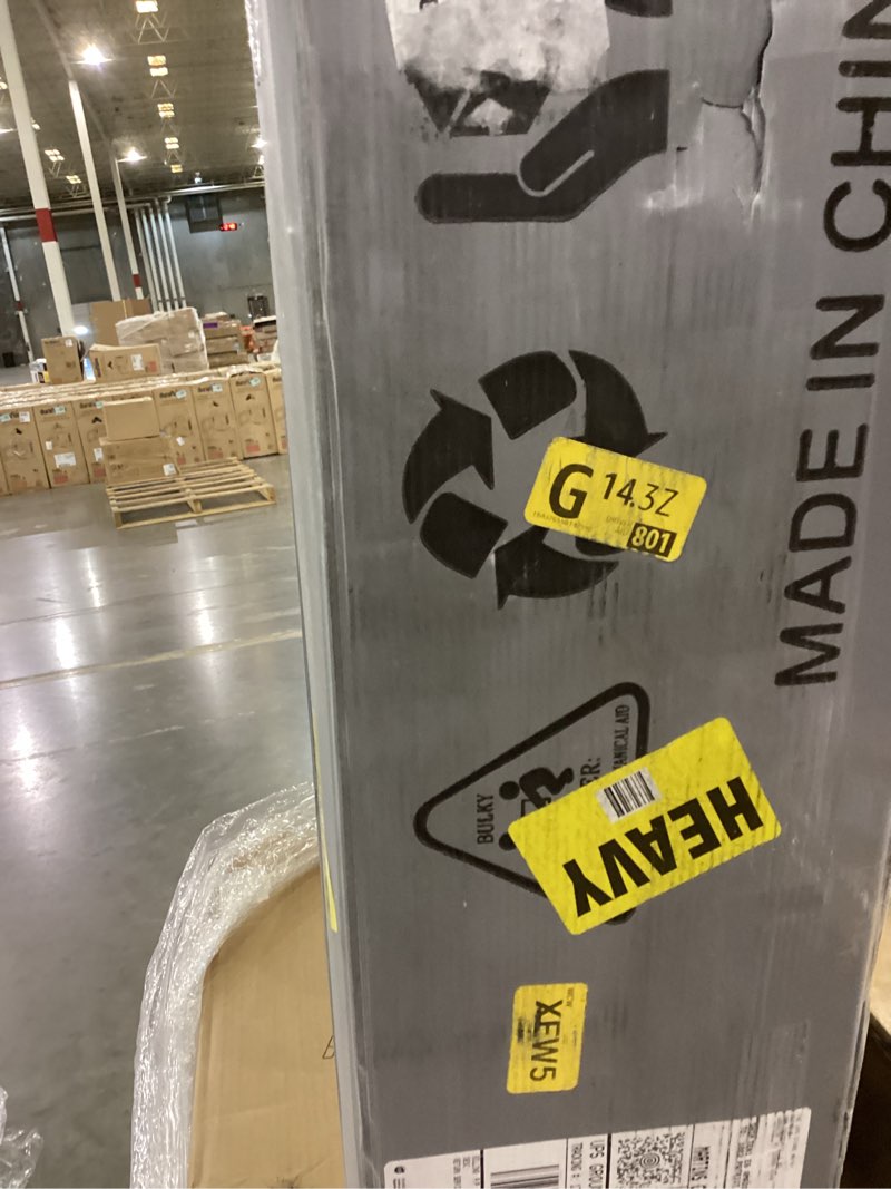 Condition photo showing New/Like New for Metal Bed Frame,Full Size Bed Frame with Storage Space,Heavy Duty Sturdy Mattress Foundation,Easy Assembly,No Box Spring Needed, Black,12 Inch,Full Full 12 Inch