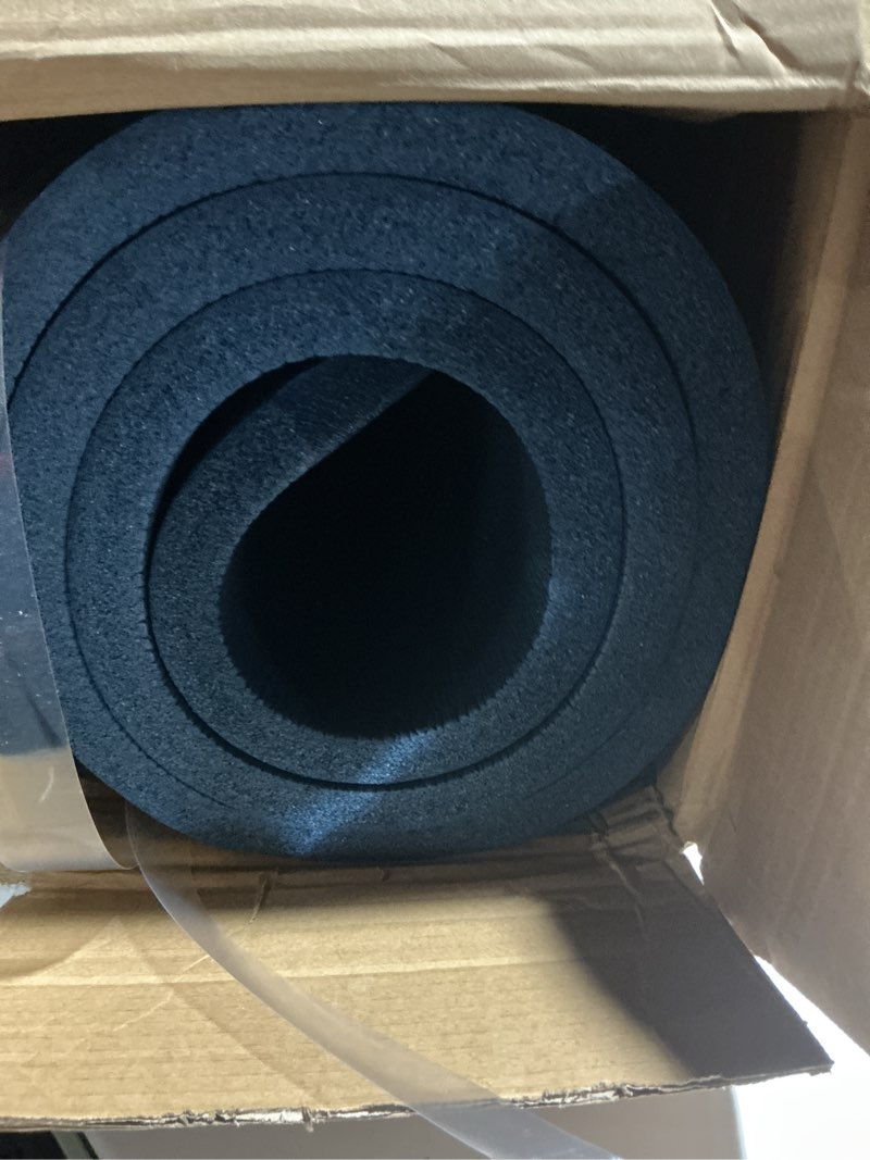 Condition photo showing Good Condition for Retrospec Solana Yoga Mat 1" Thick w/Nylon Strap for Men & Women - Non Slip Exercise Mat for Home Yoga, Pilates, Stretching, Floor & Fitness Workouts Ocean Blue 1 inch