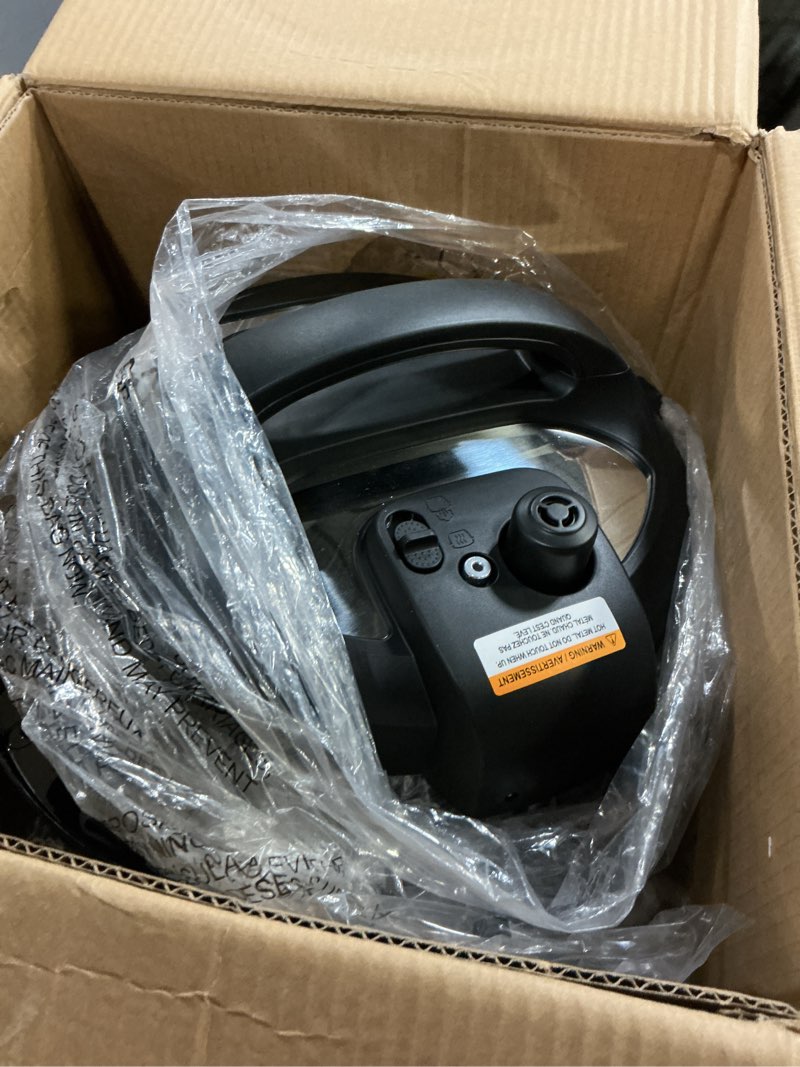 Condition photo showing Good Condition for Instant Pot 6QT RIO 7-in-1 Multi-Cooker, Pressure Cooker, Slow cook, Sauté, Steam, Rice Maker, Yogurt, & Warmer, Black, 6 Quarts