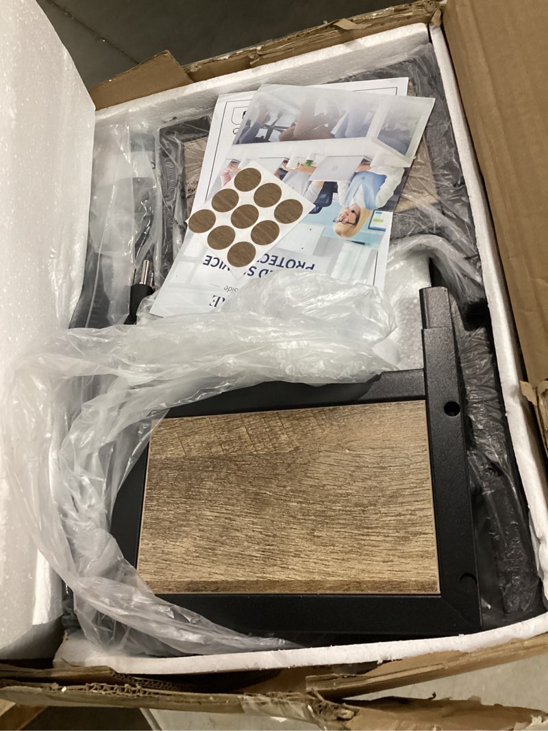 Condition photo showing Good Condition for yoobure end table with charging station, flip top side table with usb ports and outlets, sofa couch table bedside table for living room bedroom, narrow nightstand with storage shelves for small space oak