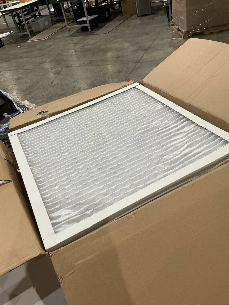 Condition photo showing Good Condition for (6 pack) 24x24x1 furnace air filters, mpr 1900 & fpr 10, merv 13 pleated air filter (actual size: 23.75"x23.75"x0.75") 24x24x1 6-pack merv 13