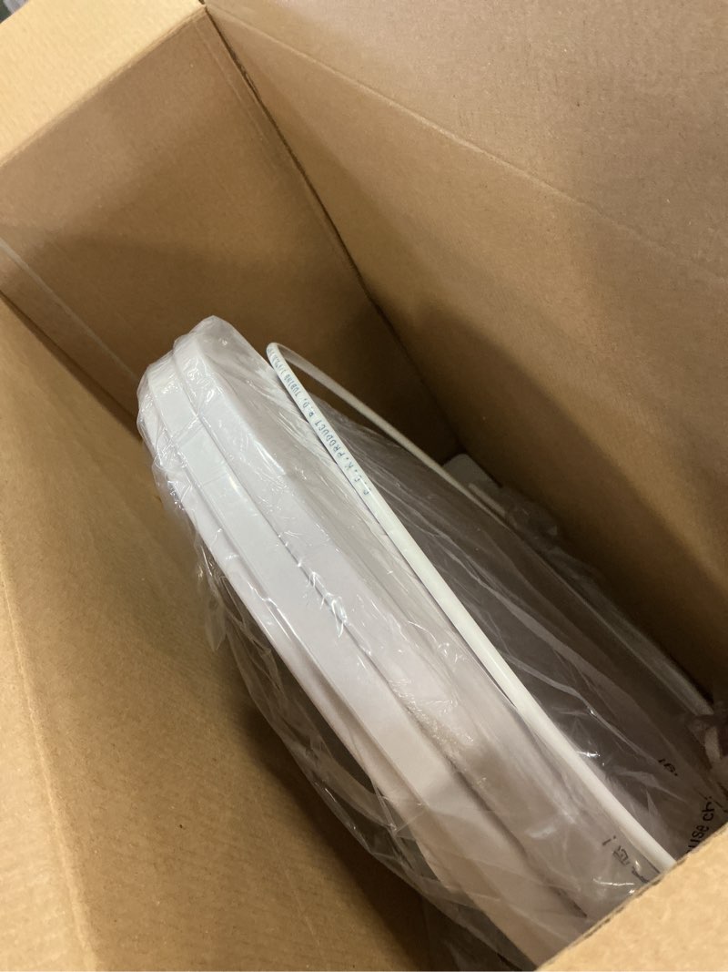 Condition photo showing Good Condition for ZMJH ZMA102 Bidet Toilet Seat, Unlimited Warm Water, Vortex Wash, Electronic Heated, Warm Air Dryer, Rear and Front Wash, LED Light, Need Electricity, White, (Elongated)