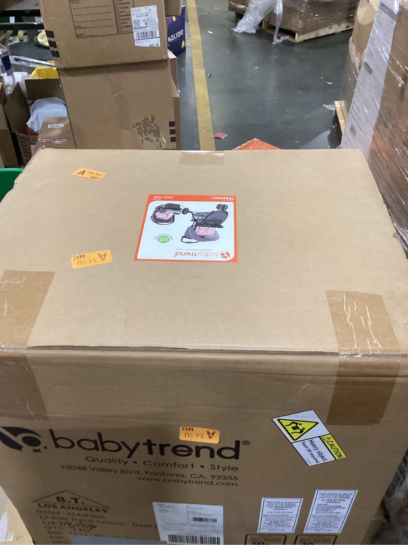 Condition photo showing New/Like New for Baby Trend EZ Ride Travel System with EZ-Lift Infant Car Seat - Dash Pink