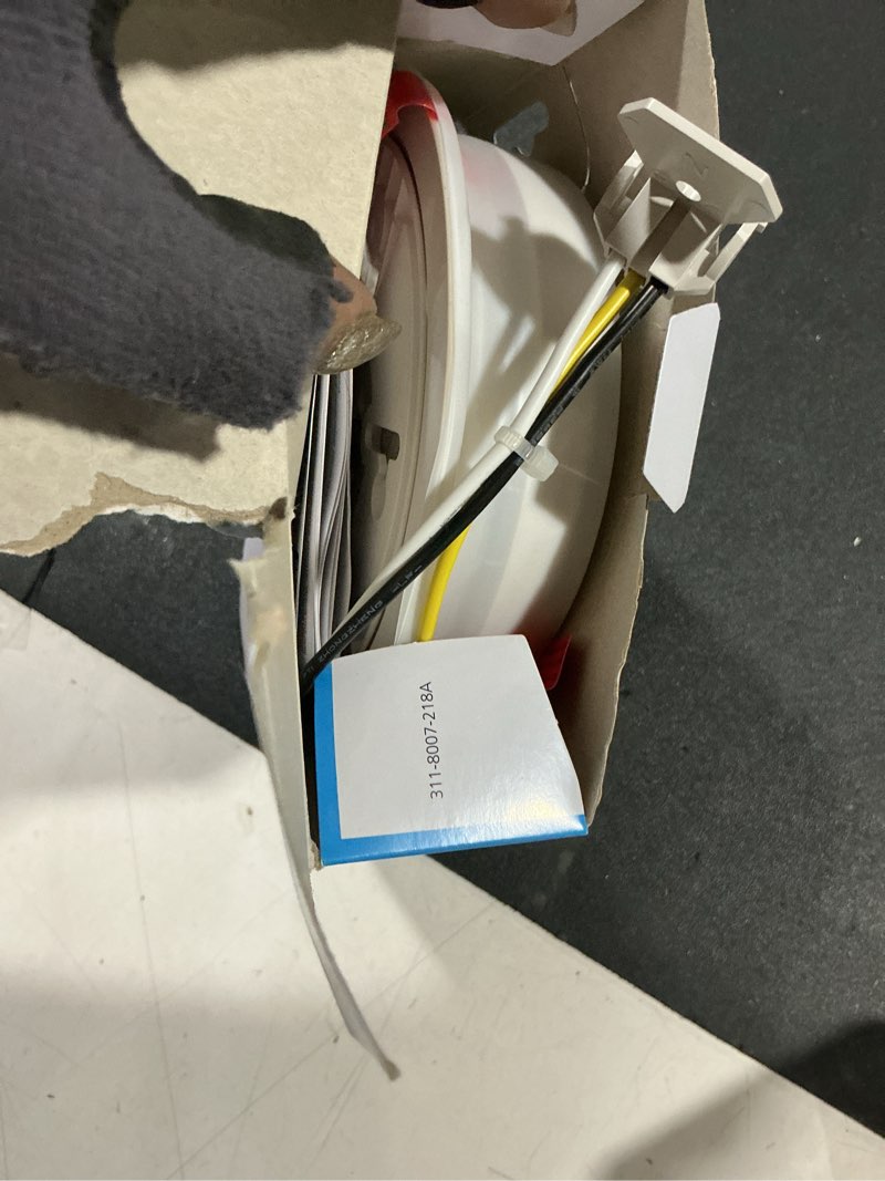 Condition photo showing Good Condition for usi sensing plus hard-wired w/battery back-up ionization/photoelectric smoke/fire detector 1 pk