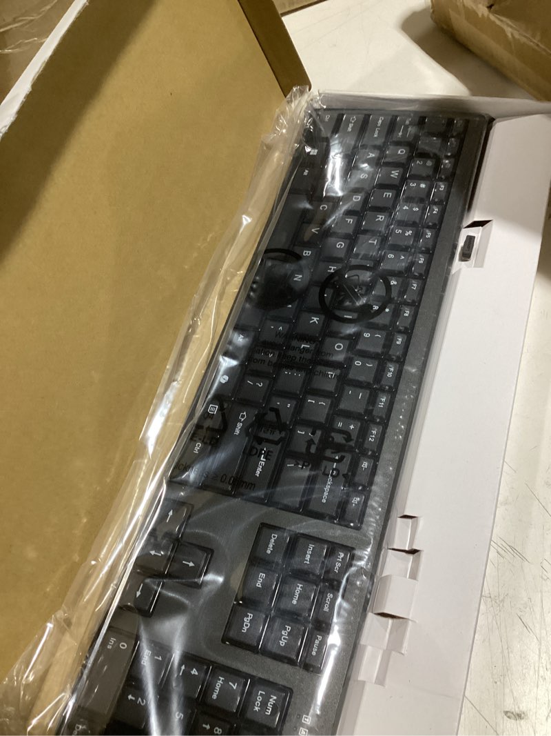Condition photo showing Good Condition for lenovo 100 wireless compact keyboard – cordless keyboard for pc & laptop with windows – silent keys – full-size layout with numeric keypad – plug & play usb receiver – portable, black 100 keyboard