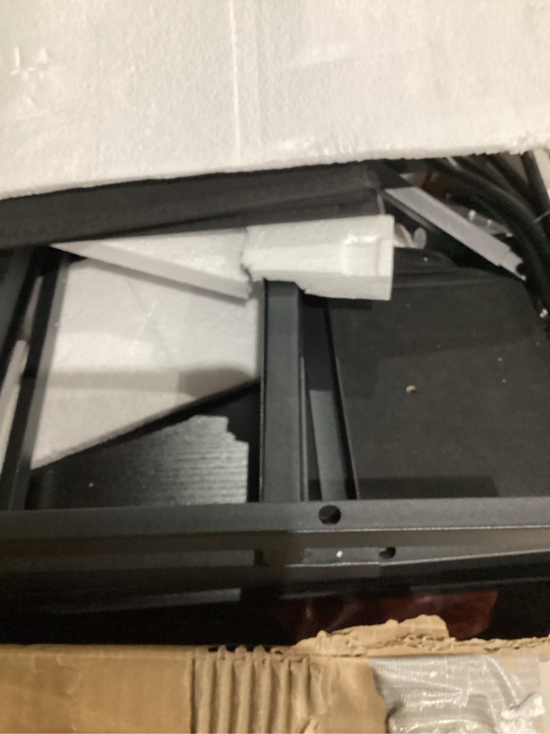 Condition photo showing As Is for LOAKEKEL Narrow Nightstand with Charging Station, End Tables Living Room Set of 2, Skinny Side Table