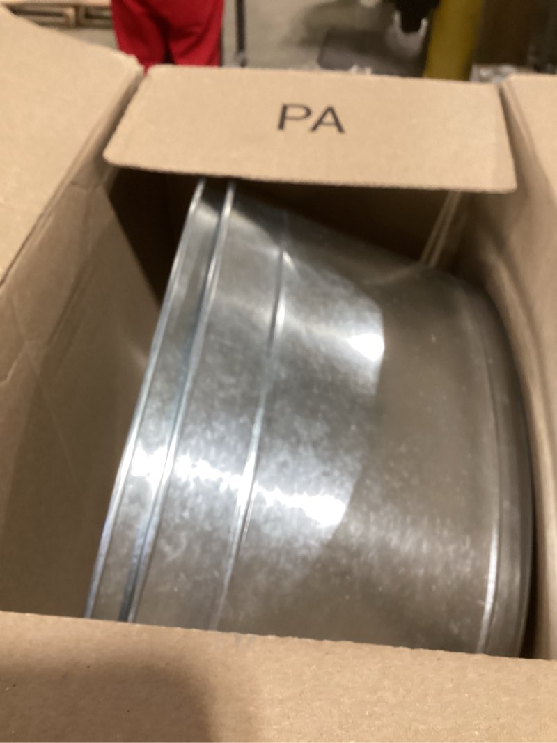 Condition photo showing As Is for Large 6-Gallon Galvanized Tin Beverage Tub, 20x14x10 inches (Pack of 2)