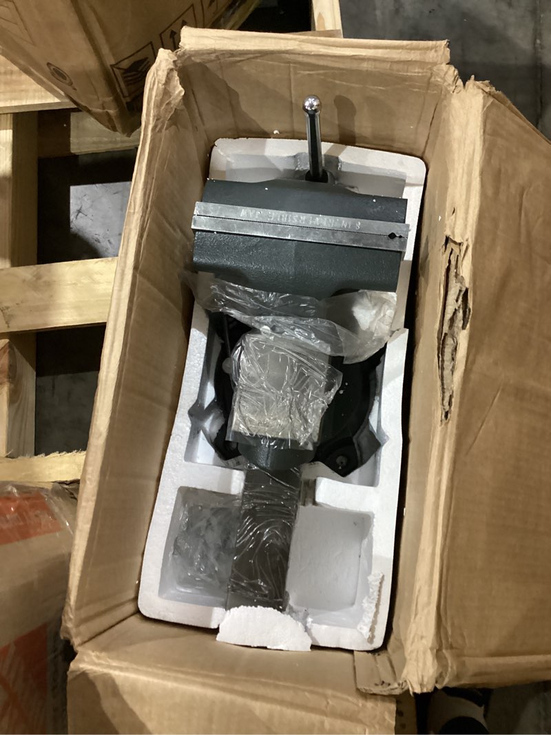 Condition photo showing Good Condition for forward cr80a 8 inch bench vise heavy duty vice with anvil and 190 degrees sw...