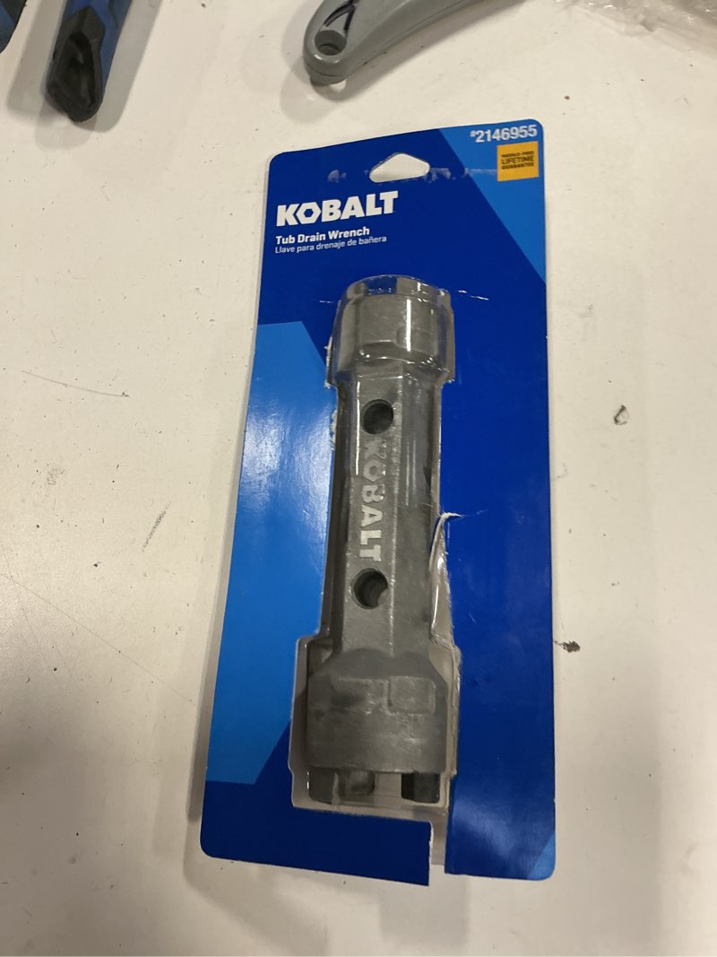 Condition photo showing Good Condition for Tub Drain Remover Wrench Removal Tool Dual Ended Dumbell for Bath Drains Heavy Duty Aluminum