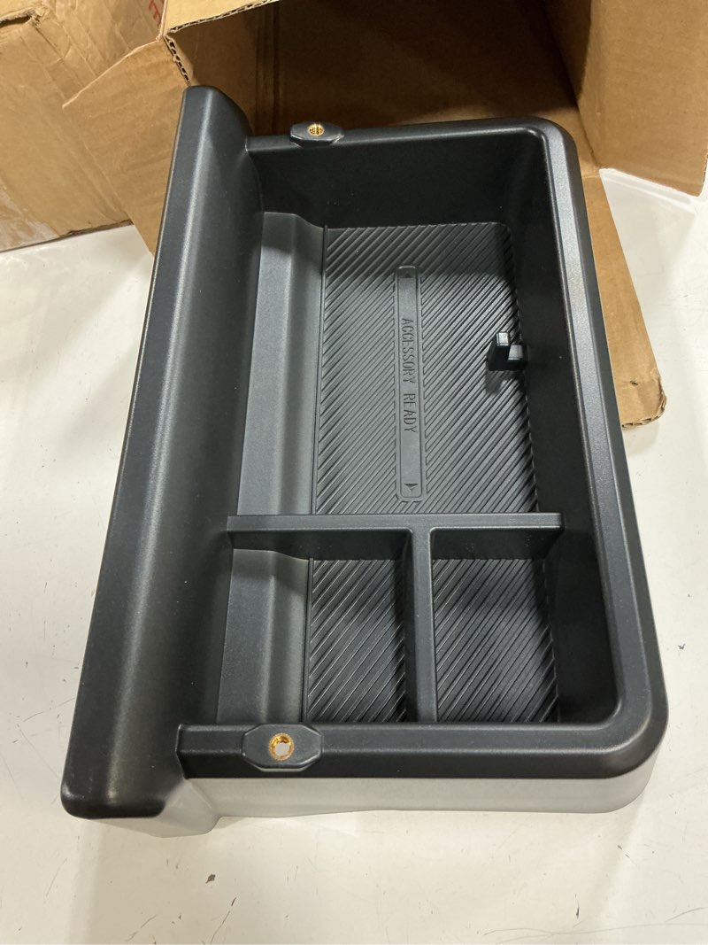 Condition photo showing Good Condition for dashboard center console organizer for rav4 2026 xse/limited dashboard storage box with 1/4 inch screw hole sunglasses holder and no-slip mat 2026 rav4 dashboard organizer only fit 12.9 inch screen medium-db