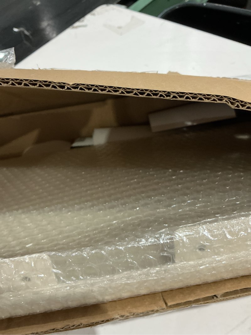 Condition photo showing Good Condition for window sill extender 24x10in carbon steel ledge plant shelf countertop extension board with magnetic base for kitchen, bathroom office organization 24x9.8 in beige