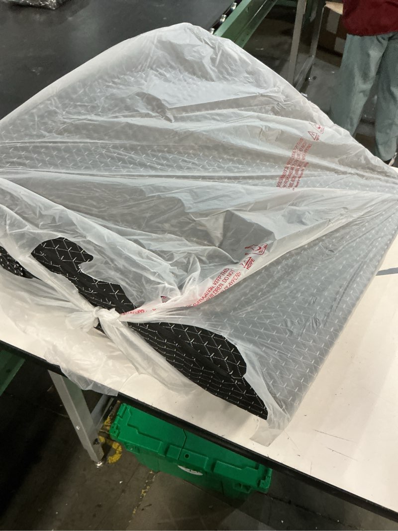 Condition photo showing As Is for wedge pillow for acid reflux, bed wedge pillow for headboard 10", pillow wedge for back pain relief, post surgery, elevated pillows for sleeping, snoring, triangle pillow with cover, black 24*24*10 inch black