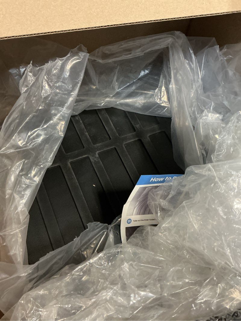 Condition photo showing As Is for cartist cargo liner compatible with 2022-2025 2026 honda civic sedan (not for hatchback) all weather trunk mat anti-slip high side carpet protection tpe odorless 1)honda civic sedan 2022-2025