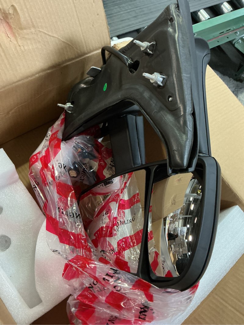 Condition photo showing Good Condition for Replacement Driver Left Side Door Mirror Long Extension View Tow Mirror Power and Heated with Signal Light Indicator for Ford Transit 150 250 350 from 2010 to 2024 Driver (LH) Side