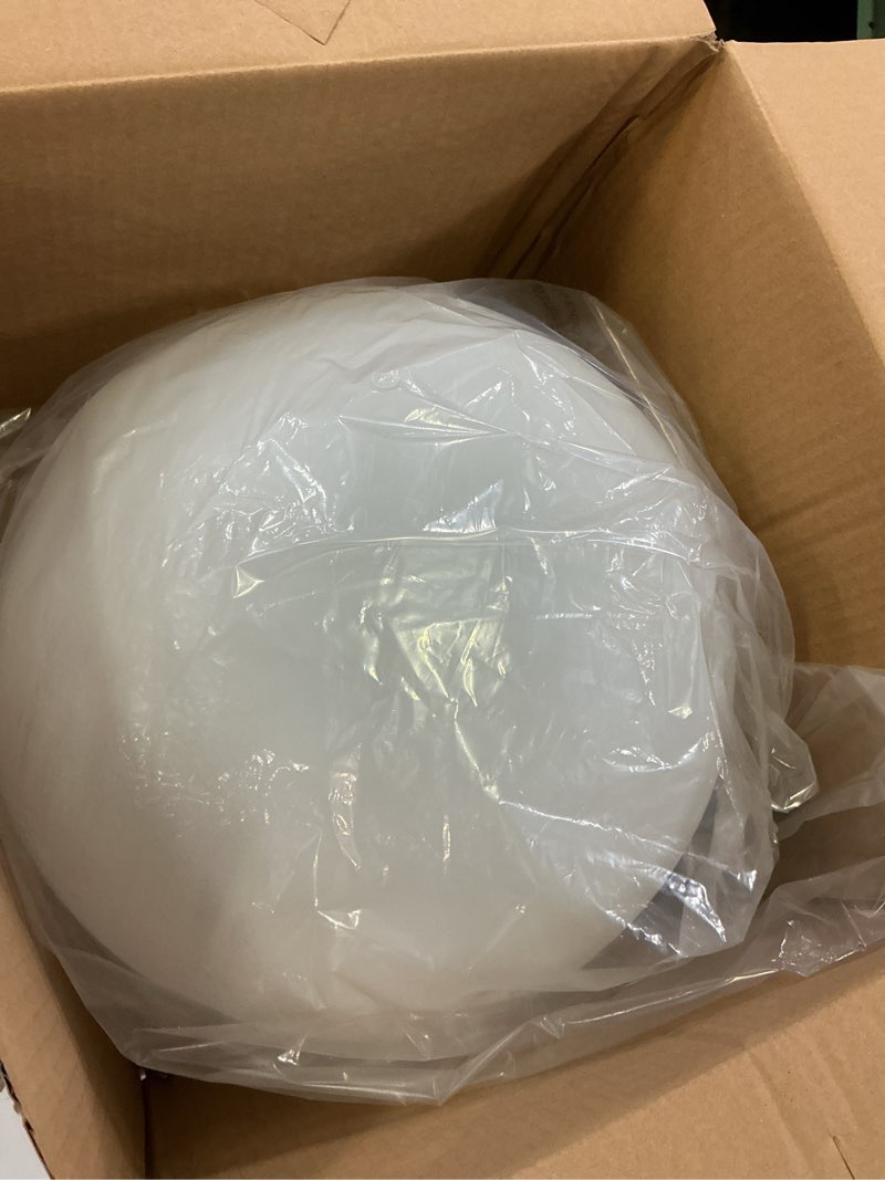 Condition photo showing Good Condition for infray 12-inch led ball light, solar rechargeable globe light color changing solar globe lamp ip67 waterproof outdoor garden rgb orb light for patio pool yard bar party decorative lighting white