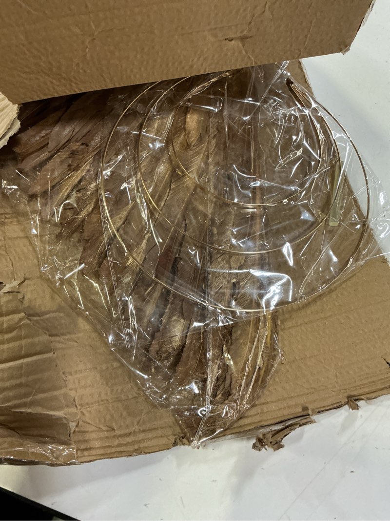 Condition photo showing New/Like New for saltburn gold angel wings and halo headband set for costume prop - costume accessory for adult women, men, halloween, christmas, birthday parties, cosplay & themed events, home decoration (gold)