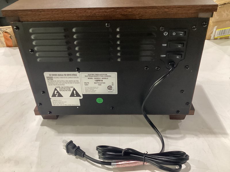 Condition photo showing Good Condition for **untested** duraflame tabletop stove heater model dfs-567-pc05 cherry