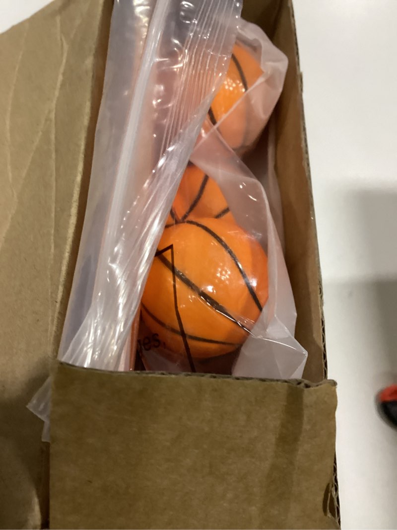 Condition photo showing Good Condition for 12 Sets Mini Sneaker Boxes for Party Favors Small Gift Case Mini Shoe Gifts Boxes with Editable Label Keychains Small Ball Bracelets Stickers for Sport Basketball Party Supplies (Orange)