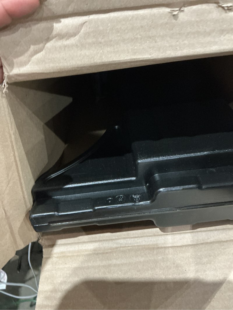 Condition photo showing As Is for postal pro hampton all-in-one mailboxes kit, black