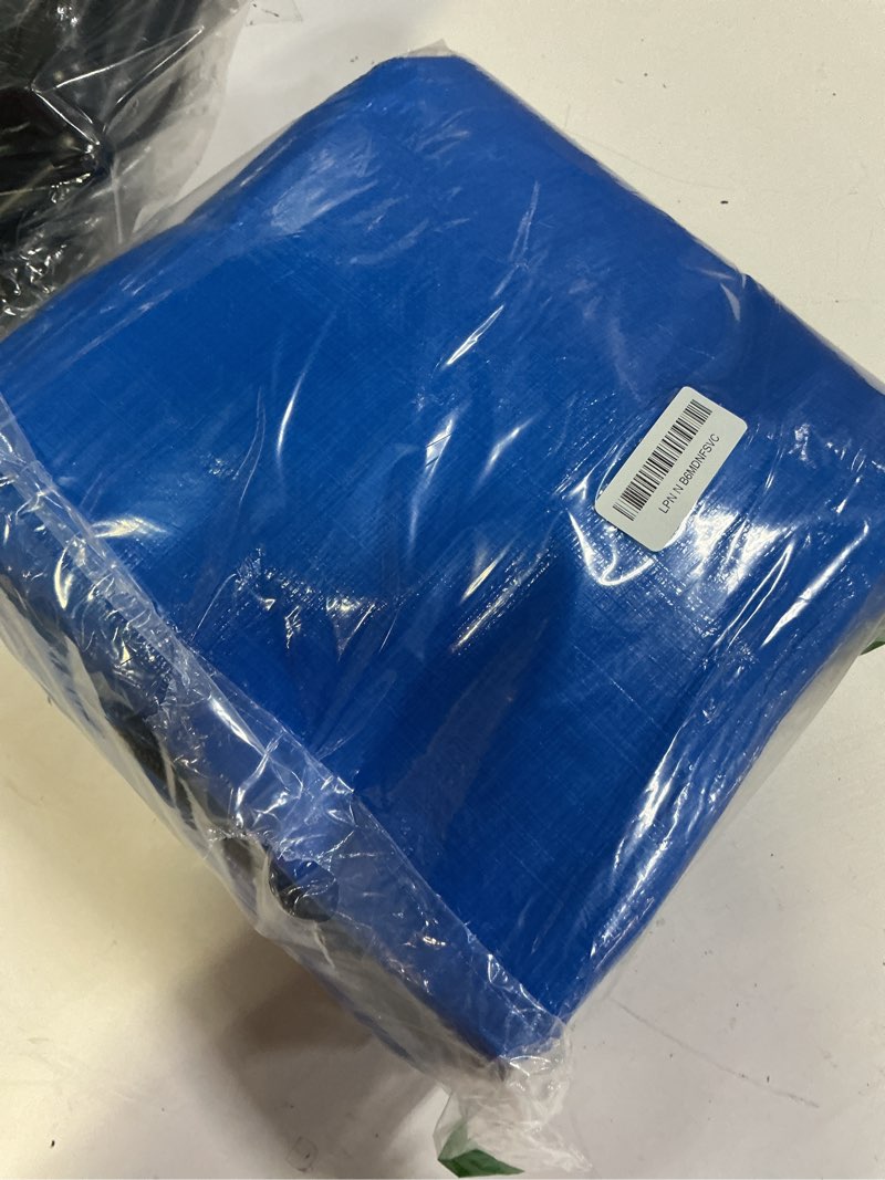 Condition photo showing Good Condition for ticonn mattress bags for moving, heavy duty queen mattress cover storage bag with full-around handle and adjustable buckles (blue, queen) blue queen