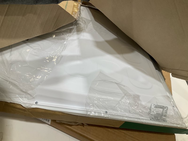 Condition photo showing Good Condition for Lithonia Lighting CPX 2x2 LED Flat Panel Light, 2 Ft. x 2 Ft. LED Light Panel, Ceiling Lighting Fixture, 2500/3200/4000 Adjustable Lumens, 3500K/4000K/5000K Switchable CCT, Smooth Satin Lens, White 3500K | 4000K | 5000K 2 ft. x 2 ft. Switchable Lumens space