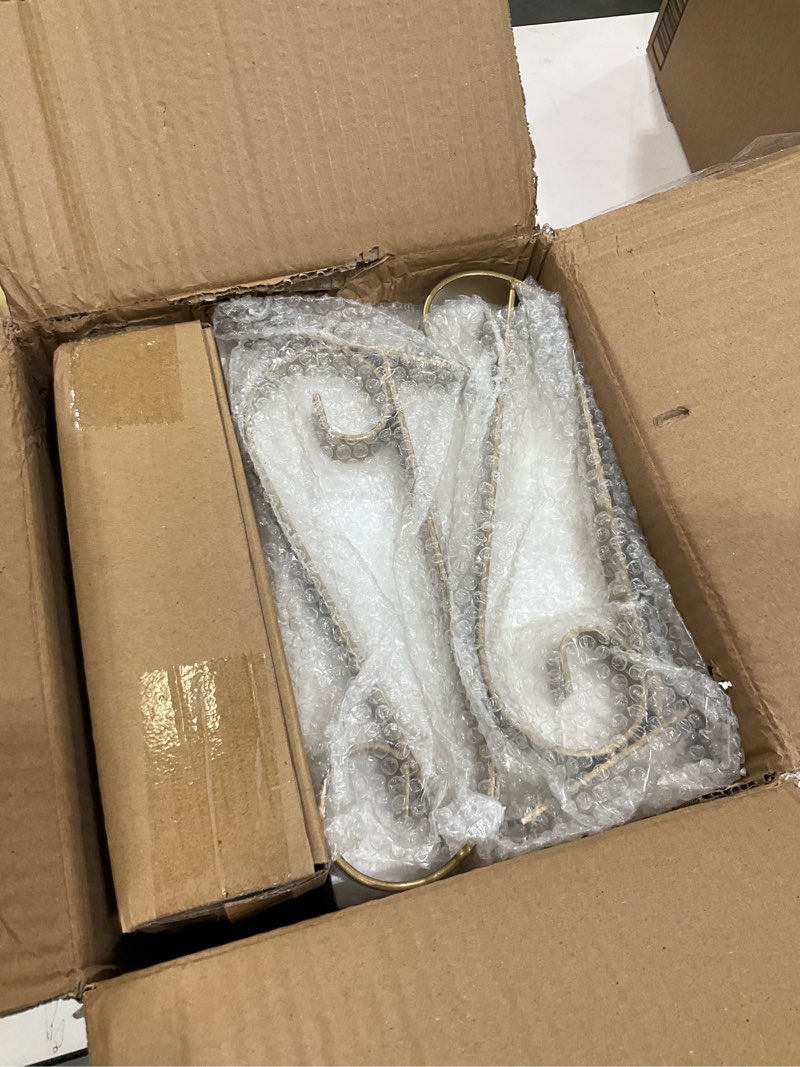 Condition photo showing Good Condition for 10FT Christmas Tree Stand for Real & Artificial Trees, 24" Base Holds up to 10 ft Live Trees & 3D Tree Topper with Timer, 20 Clear Lights & 8 Light Modes (Gold)