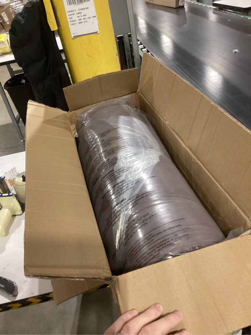 Condition photo showing Good Condition for Bedsure Calming Dog Bed for Small Dogs - Donut Washable Small Pet Bed, 23 inches Anti-Slip Round Fluffy Plush Faux Fur Large Cat Bed, Fits up to 25 lbs Pets, Coffee 23"L x 23"W x 8"Th Coffee