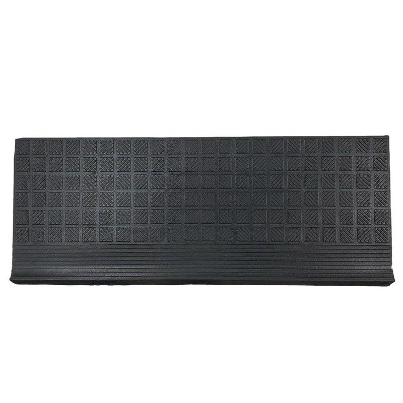 ROBLOCK 5 PCS Rubber Stair Tread for Wooden Steps, Skid Resistant Stair and Outdoor Stair, 15.5' x 4' 5 Packs Non Slip Outdoor Stair Treads, Black