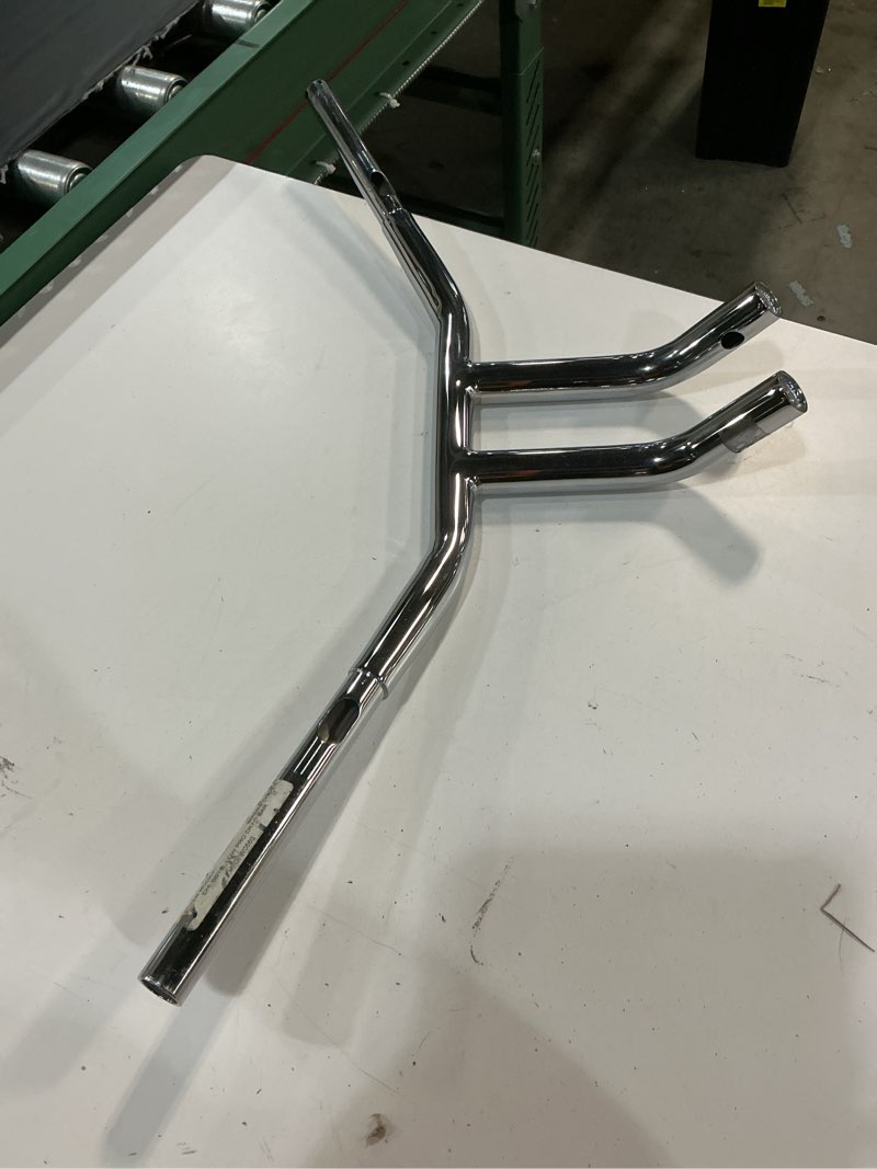 Condition photo showing Good Condition for httmt hb01-1-1/4 inches flat chrome 6 inches buffalo t-bar handlebars compatible with harley 18-later softail 12-16 fld 06-17 fxdb