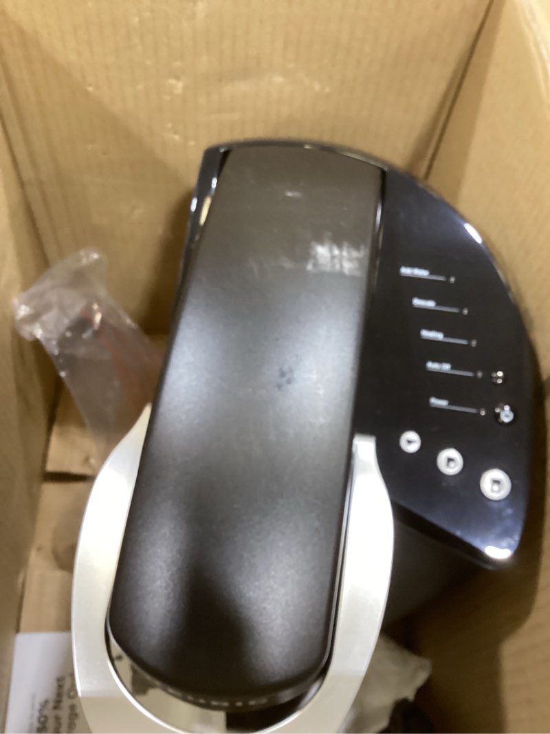 Condition photo showing As Is for Keurig K-Elite Single Serve K-Cup Pod Coffee Maker, with Strength and Temperature Control, Iced Coffee Capability, 8 to 12oz Brew Size, Programmable, Brushed Slate