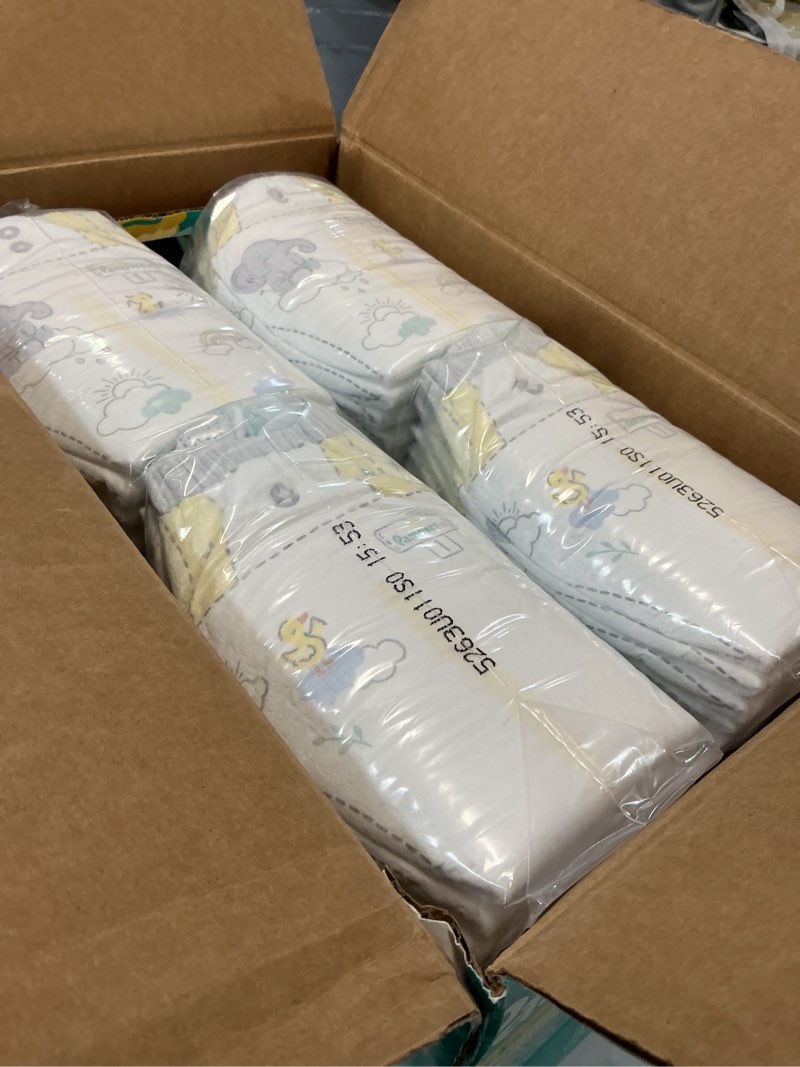 Condition photo showing New/Like New for Pampers Swaddlers Diapers, Size 1 (8-14 lbs), 164 Count, Absorbent, Keeps Baby Dry and Comfortable, Skin Safe Disposable Baby Diaper Size 1 164