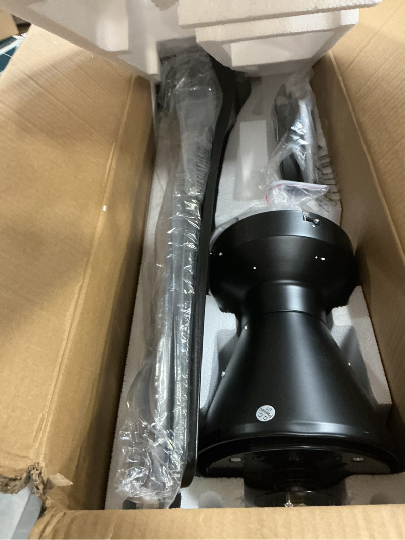 Condition photo showing New/Like New for depuley 52-inch ceiling fans with lights: black 3 blade flush mount low profile ceiling fan for bedroom - dimmable indoor outdoor fan with remote app control ultra quiet dc motor timer black 52 inch