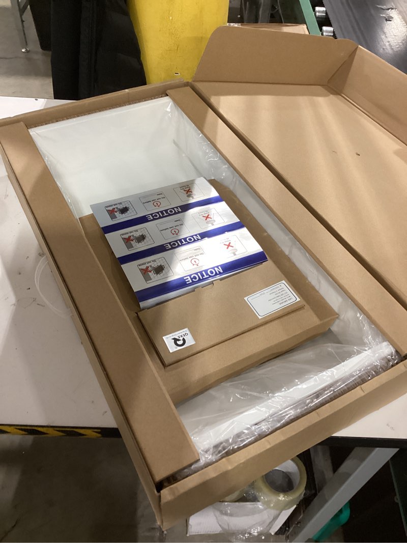 Condition photo showing Good Condition for Stainless Steel Shower Niche 24" X 12", No Tile Needed Wall Niche with 3 Selectable Color Temperatures Led Light, Recessed Shower Shelf for Bathroom Storage Over Mount Installation, Matte White Matte White 24" X 12"