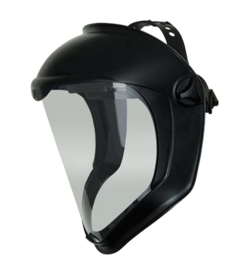 Honeywell Uvex Bionic Face Shield with Clear Polycarbonate Visor and Anti-Fog/Hard Coat
