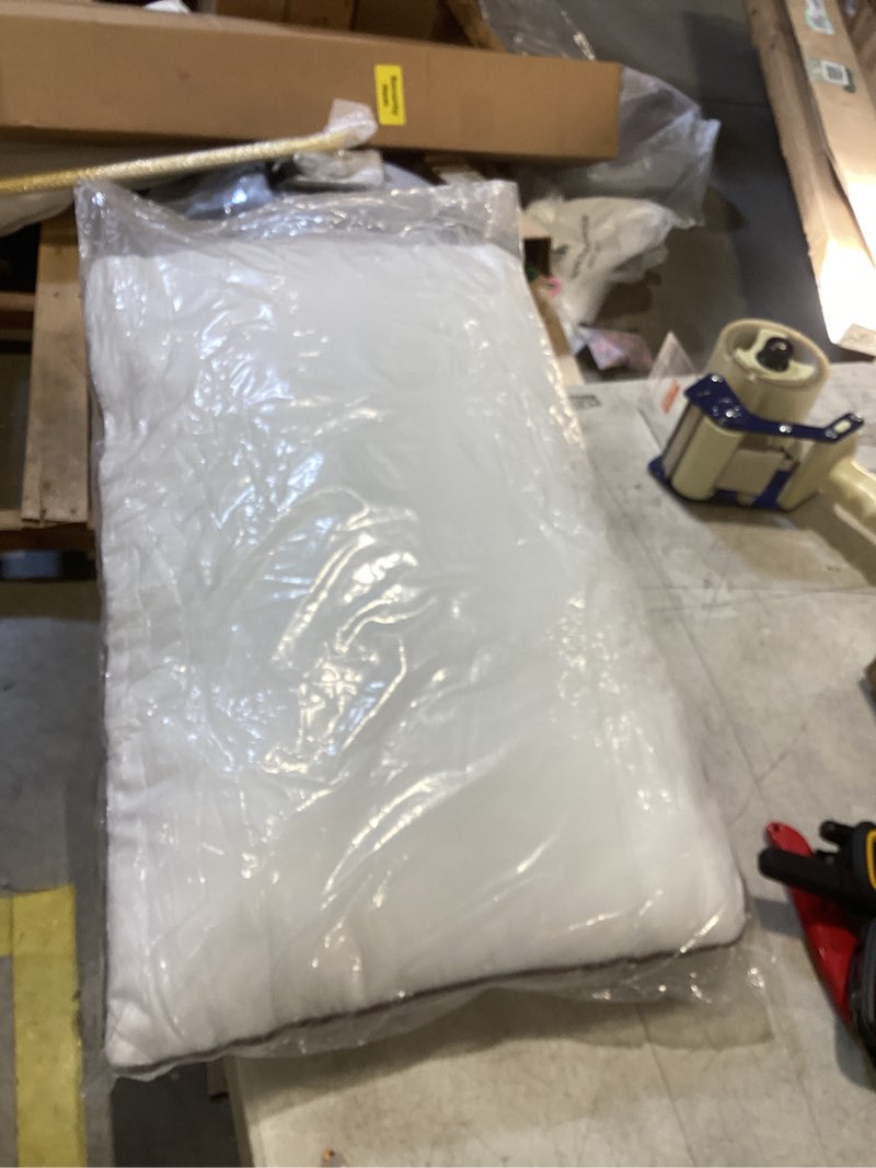 Condition photo showing Good Condition for jollyvogue standard size bed pillow 1-pack, single pillow for sleeping, breathable and supportive with down alternative fill, hotel collection pillow for side, back, and stomach sleepers standard 1