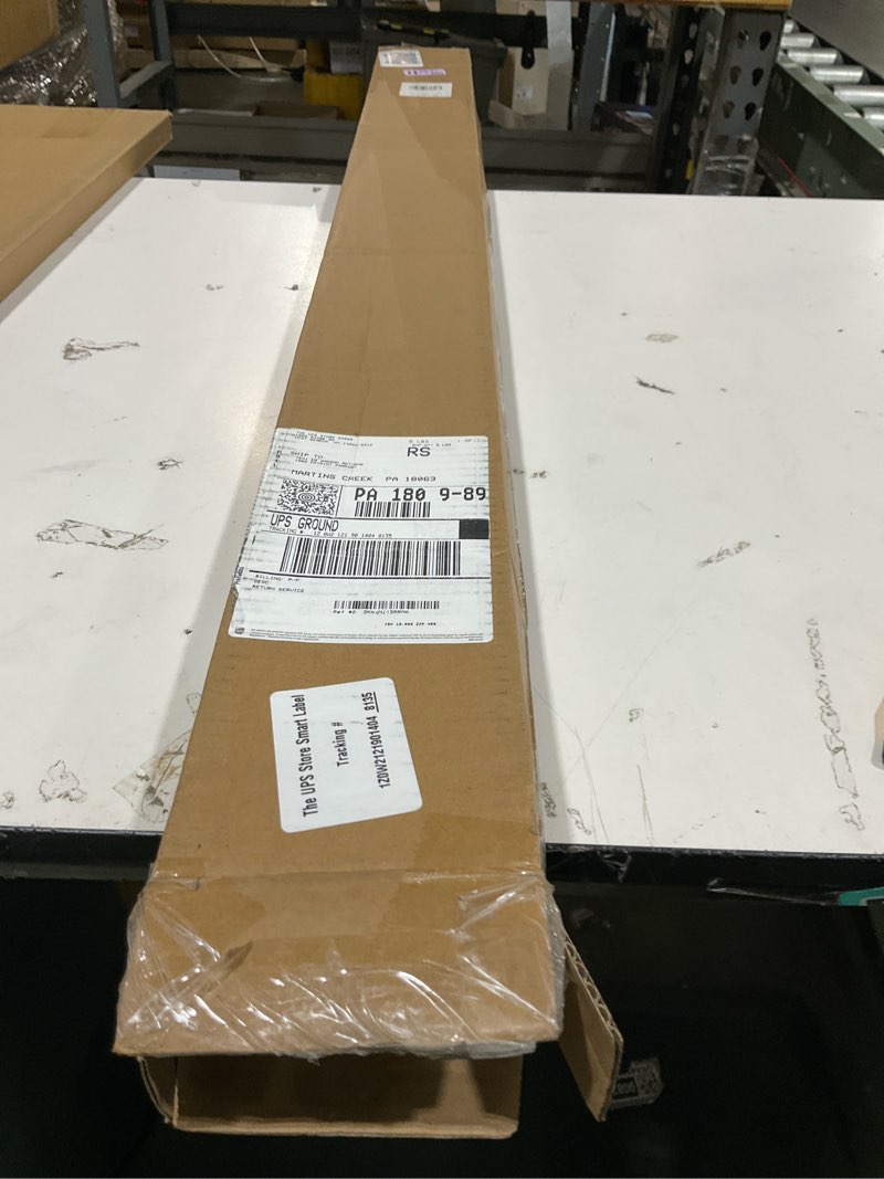 Condition photo showing Good Condition for lazblinds no drill blinds for indoor windows, cordless 1" vinyl mini blinds, privacy s-curve blinds for windows, room darkening horizontal window blinds and shades for home, 47" w x 48" h, grey grey 47" w × 48" h