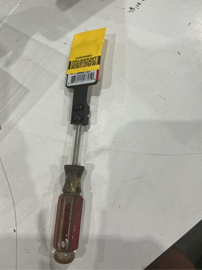 Condition photo showing As Is for craftsman flathead screwdriver